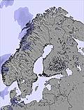 Scandinavia snow forecast for this period