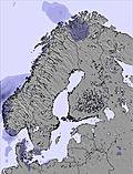 Scandinavia snow forecast for this period