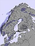Scandinavia snow forecast for this period
