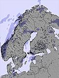 Scandinavia snow forecast for this period