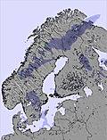 Scandinavia snow forecast for this period