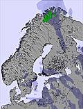Scandinavia snow forecast for this period