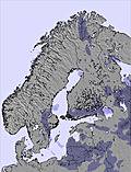Scandinavia snow forecast for this period