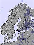 Scandinavia snow forecast for this period