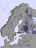Scandinavia snow forecast for this period