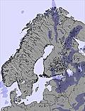 Scandinavia snow forecast for this period