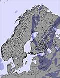 Scandinavia snow forecast for this period
