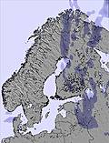 Scandinavia snow forecast for this period