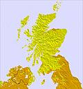 Scotland temperature forecast for this period