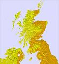 Scotland temperature forecast for this period