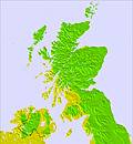 Scotland temperature forecast for this period