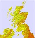 Scotland temperature forecast for this period