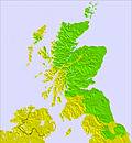Scotland temperature forecast for this period