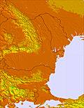 Bulgaria / Romania temperature forecast for this period