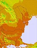 Bulgaria / Romania temperature forecast for this period