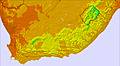 South Africa temperature forecast for this period
