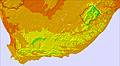 South Africa temperature forecast for this period