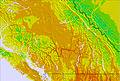 SW Canada temperature forecast for this period