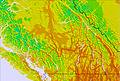 SW Canada temperature forecast for this period