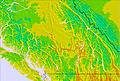 SW Canada temperature forecast for this period