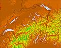 Switzerland temperature forecast for this period