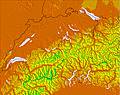 Switzerland temperature forecast for this period