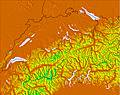 Switzerland temperature forecast for this period