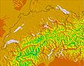 Switzerland temperature forecast for this period