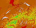 Switzerland temperature forecast for this period