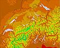 Switzerland temperature forecast for this period