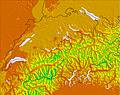 Switzerland temperature forecast for this period