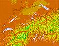 Switzerland temperature forecast for this period