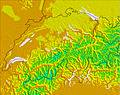 Switzerland temperature forecast for this period