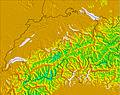 Switzerland temperature forecast for this period