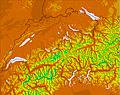 Switzerland temperature forecast for this period