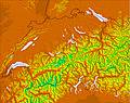 Switzerland temperature forecast for this period