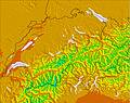 Switzerland temperature forecast for this period