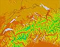 Switzerland temperature forecast for this period