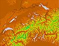 Switzerland temperature forecast for this period