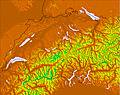 Switzerland temperature forecast for this period