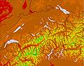 Switzerland temperature forecast for this period