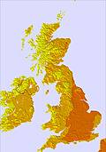 United Kingdom temperature forecast for this period