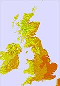 United Kingdom temperature forecast for this period