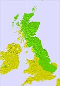 United Kingdom temperature forecast for this period