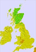 United Kingdom temperature forecast for this period