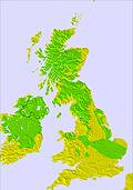 United Kingdom temperature forecast for this period