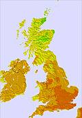 United Kingdom temperature forecast for this period