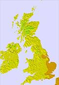 United Kingdom temperature forecast for this period