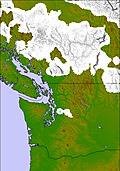 Washington / Vancouver cloud forecast for this period