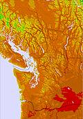 Washington / Vancouver temperature forecast for this period